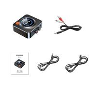 RASTKY Mini Adaptateur Récepteur émetteur NFC BT pour Haut-Parleur/autoradio/AUX/Carte Trans-Flash ABS Noir