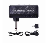 RASTKY Mini Ampli Guitare avec Effet de Distorsion et Batterie Rechargeable, Idéal pour Les Amateurs de Guitare Jouant n'importe où (Black)