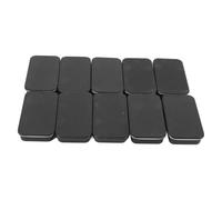 RASTKY Mini Boîte en Métal Coulissante Compacte, Design Simple et élégant, 10 Pièces, Boîte en Métal à Dessus Coulissant pour Baume à Lèvres, Bonbons, Menthes, Perles, Gérez les Essentiels en Toute
