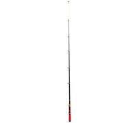 RASTKY Mini Canne à Pêche Portable, Télescopique, Robuste, Ultra-Courte, pour Lancer des Appâts Durs, pour Les Activités de Plein Air en Océan, Fiber de Verre Rouge (1,5 mètres [Poteau Nu])