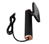 RASTKY Mini Fer à Vapeur Portable avec Prise USB, Machine à Repasser à Vapeur Rotative capacité de 20 Ml pour les Voyages à Domicile, Fer Léger adapté aux Vêtements pour Dortoirs (BLACK)