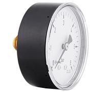 RASTKY Mini Manomètre de Haute Précision à Plaque de Cadran de 2,3" 0-6 Bar pour Carburant, Air, Eau, Jauge TS-60 à Montage Arrière pour Usage Industriel, Métal