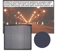 RASTKY Mini Panneau Solaire Polycristallin 2 W avec Taux de Conversion de 16,5% - Chargeur de Batterie Durable pour Ventilateurs électriques, Lampadaires Solaires