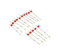 RASTKY Mini Pointe de Canne à Pêche sur Glace d'hiver Légère ABS Portable pour Les Plages de L'océan Ruisseaux 10.4 Cm 15 Pièces