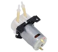 RASTKY Mini Pompe Doseuse Péristaltique à Liquide DC, Facile à Démonter, Direction D'écoulement Variable pour L'analyse Biochimique, Environnement de Travail 0-40 ℃