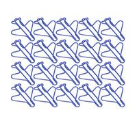 RASTKY Mini Trombone Multifonctionnel en Métal pour Avion, Marque-page, Léger et Portable, adapté à Diverses Scènes, 20 Pièces en Fer