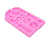 RASTKY Modèle de Fondant en Silicone D'engrenages de Roue de Montre D'horloge Steampunk Résistant aux Hautes Températures pour la Décoration de Gâteau au Chocolat, Outil Exquis pour les