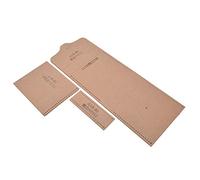 RASTKY Modèle de Porte-Monnaie en Acrylique de Haute qualité, Pochoir de Portefeuille Robuste avec Une Bonne Transparence pour la Fabrication de Porte-Monnaie de Précision, adapté aux Projets de