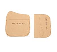 RASTKY Modèle de Portefeuille Durable en Cuir Acrylique, pour Projets en Cuir Faits à la Main, Modèle en Acrylique pour Porte-clés et Sacs à Cartes