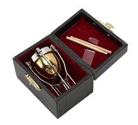 RASTKY Modèle de Timbale Miniature avec Support et - Ornement de Timbale en Cuivre Anniversaire de Remise des Diplômes, Réplique d'instrument de Musique en Laiton à Collectionner