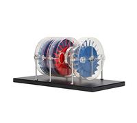 RASTKY Modèle de Turbine à Vapeur Instrument D'enseignement de la Physique éducatif à Plusieurs étages de qualité Supérieure pour Enfants et Adultes, Fer/Plastique/Alliage D'aluminium 10,2x4,9x4,3