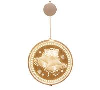 RASTKY Modes de luminosité Constante Flocon de Neige Suspendu Fée LED Guirlande Lumineuse Rideau Lampe pour Mariage Maison Salon Décorations Blanc Chaud IP44 Résistance à L'eau Présente (Type8)