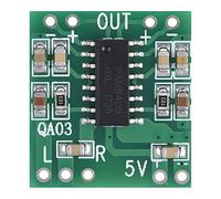 RASTKY Module D'amplificateur de Puissance D'amplificateur Audio Numérique Mini Type D Portable 6 Pièces 2,5 V-5, V avec Circuit de Réduction du Bruit pour les Joueurs de Jeux de Téléphones 0,8 *