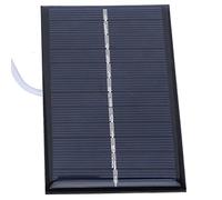 RASTKY Module de Charge Solaire en Polysilicium de Panneau Solaire 1 W, Panneau de Charge Résistant à la Corrosion pour écrans de Lampes Solaires, Chargeur 6 V pour Batteries Rechargeables, Portable
