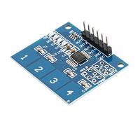 RASTKY Module de Commutation Tactile Capacitif TTP224, Lot de 5, Capteur Numérique à 4 Canaux pour Un Contrôle Facile, adapté aux Projets de Bricolage 1,4x1,1 Pouces