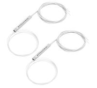 RASTKY Module Monomode de Gestion de L'alimentation du Répartiteur PLC pour Périphériques Informatiques 2 Pièces Fibre Nue sans Connecteur, adapté aux Réseaux PON (1×4)