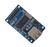 RASTKY Module USB CH376 Prenant en Charge Le Port Parallèle 8 Bits et Le Port Série Asynchrone, Compatible avec CH372 et CH375, Module de Disque U de Haute qualité pour Les Professionnels du