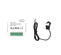 RASTKY Moniteur Intelligent de Compteur D'énergie WiFi, pour le Suivi de la Consommation D'énergie des Appareils Ménagers, Compatible avec,