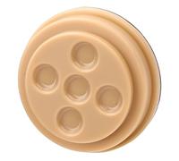 RASTKY Montre Professionnelle Huileur Plat Outil Montre Tasse à Huile 5 Trous Antidérapant avec Couvercle Résistant Réparation Huile Tasse Horloger