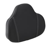 RASTKY Moto Dossier Passager, Mousse Souple Support Cuir PU | Noyau en Mousse Haute densité, Extérieur Imperméable, Fente de Montage de 28 Mm, Compatible VTT Cyclomoteur avec Support Fixe