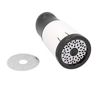 RASTKY Moulin à Fromage en Acier Inoxydable, Outil de Râpe Durable avec 2 Lames Interchangeables pour une Utilisation en Cuisine, Poignée Antidérapante, pour Râper Fin et Rugueux, Parfait pour les