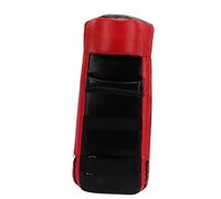 RASTKY Muay Thai Pads, Pad de Boxe avec capacité Anti-Coup pour L'entraînement de Taekwondo, Bouclier de Coup de Pied de Conception Incurvée, Matériau PU, Prise Confortable, 1 Pièce (Black)