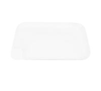 RASTKY Napperon Antidérapant pour Chien et Chat, Plateau de Bol d'eau pour Chien de Haute qualité, Garde Les Sols Propres pour Animaux de Compagnie 22,64x13,98x1,38 Pouces (White)