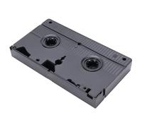 RASTKY Nettoyeur de Tête Vidéo VHS, Technologie Humide Efficace pour L'entretien du Lecteur Magnétoscope, Kit de Nettoyage Réutilisable pour Lecteur VHS, Noir