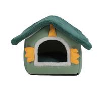 RASTKY Niche Amovible pour Chien et Chat, Grotte Confortable pour Mouffettes, 15,7" X 15" X 13,8", Facile à Assembler, Parfaite pour Les Jardins et Les Balcons (L)
