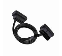 RASTKY OBD2 Câble de diagnostic professionnel 16 broches Adaptateur d'extension pour diagnostic automobile pour mécaniciens et loquets (100 cm)