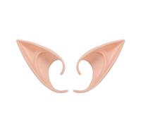 RASTKY Oreilles D'elfe en Latex Doux et Réutilisables Cosplay Pixie Halloween Oreilles D'elfe 2 Tailles 3 Couleurs pour Habiller la Performance de Fête