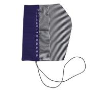 RASTKY Organisateur de Roulement de Crochet, Support D'aiguilles à Tricoter Pliable et Durable pour un Usage Domestique, étui Enroulable Portable pour Accessoires de Tricot (PURPLE)