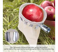 RASTKY Outil de Cueillette de Fruits Pratique, Tête de Ramassage de Fruits Légère pour la Récolte, Idéal pour Les Travailleurs des Vergers et Le Jardin Domestique