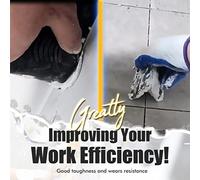 RASTKY Outil de Finition de Calfeutrage Outil de Finition de Mastic Manuel Efficace pour le Scellement de Coulis, Amélioration de L' pour Carrelage et Brique de Bois, Matériau Polyuréthane Noir 1