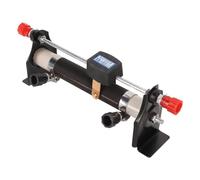 RASTKY Outil de Laboratoire Réglable à Résistance de Rhéostat à Glissière pour l'enseignement de la Physique de l'électricité Rhéostat à Glissière 20 Ω pour Analyse de Circuit, Tube en Porcelaine en