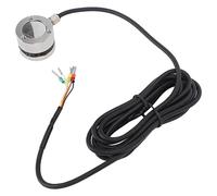 RASTKY Outil de Mesure de la Force D'impact Capteur de Cellule de Charge en Acier Inoxydable, Capteur de Pesage à Membrane Plate 1T pour les Tests de Compression, Idéal pour L'assemblage de Produits