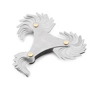 RASTKY Outil de Mesure du Pas de Vis à 55 et 60 Degrés pour une Mesure Précise du Filetage, Jauge de Bouchon fileté avec Tête Magnétique pour un Réglage Facile (Fabrication purement américaine (51