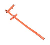 RASTKY Outil de Terrasse Robuste, Outil de Redressage de Pont, économie de Travail, de Terrasse Robuste avec Revêtement en Poudre Orange, Travail du Bois, Cintreuse de Planches de