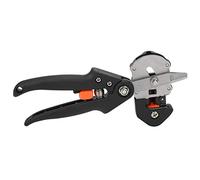 RASTKY Outils de Jardin Sécateur en Acier à Haute Teneur en Carbone Machine à Greffer avec 3 Lames, Facile à Utiliser pour la Coupe de Plantes en PVC Noir, adapté aux Jardiniers Amateurs