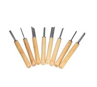 RASTKY Outils de Séparation de Rainure en Bois Poignée Ergonomique Ciseaux Durables pour la Modélisation et la Sculpture 8 Pièces Sculpture sur Bois Gouge Artisanat Outil en