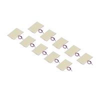 RASTKY Panneau D'ampoule LED SMD à Flux Lumineux élevé 5W 3.2V 3.7V pour éclairage Solaire de Pelouse, Paquet de 10 Pièces