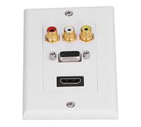 RASTKY Panneau Mural Multimédia intégré Plaque Murale pour Caisson de Basses Vidéo Composite Résistant à L'usure, Aucune Soudure Requise, Idéale pour L'installation de Divertissement à Domicile,