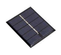 RASTKY Panneau Solaire Compact 0,5 W 2,5 V, Chargeur Portable en Polysilicium pour Appareils électriques de Faible Puissance, Matériau : Polysilicium, Applicable pour les Lampadaires solaires.