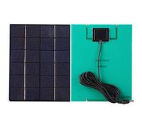 RASTKY Panneau Solaire en Silicium Polycristallin Durable pour Lampe Solaire de Jardin, Système D'éclairage Domestique, Panneau de Chargeur Léger 5,5 W 6 V pour Aide à la Vie