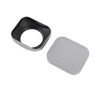 RASTKY Pare-Soleil D'objectif de Caméra carré, Traitement CNC Précis, Protecteur D'ombre de Pare-Soleil avec Capuchon pour Protection Anti-reflet et Anti-Impact pour L'enregistrement en Extérieur