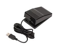 RASTKY Pédale de Commutation au Pied USB, Pédale Unique Réactive, Chaîne de Jeu, pour les Paramètres des Touches de Transcription de L'ordinateur