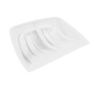 RASTKY Pelle à Neige en Plastique Pelle de Construction de Jardin Durable pour Le Sol, Les Feuilles, Le Gravier Propre pour Le Jardinage, Matériau PP 20,9 X 14 X 4,9 Pouces (White)