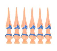 RASTKY Perky Bikini Nouveauté Tees 6 Pièces PE en Plastique Tees Beauté Bikini Forme Formation Pratique Outil Accessoires Simulateur Intérieur (Blue)