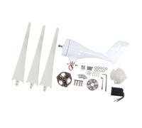 RASTKY Petit Générateur D'éolienne avec Utilisation élevée de L'énergie éolienne pour Lampadaire Hybride Solaire éolien, Alliage D'aluminium moulé sous Pression pour Une Forte Résistance aux (24V)