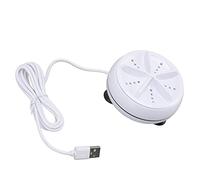 RASTKY Petite Machine à Laver à Turbine à Ultrasons, Machine à Laver Portable à Faible Bruit pour les Voyages, Petite à à Cavitation Vibrante à Haute Fréquence pour une Utilisation Polyvalente